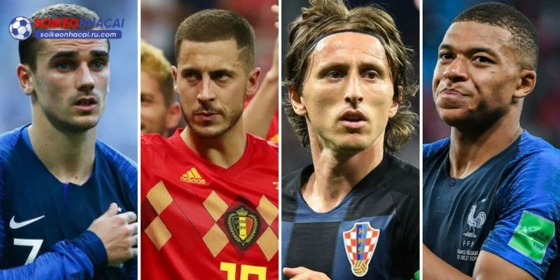 Top những chân sút vàng qua các kỳ World Cup.